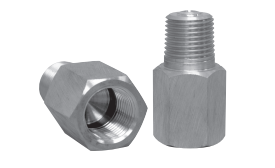 Amortiguador Latón 1/2"NPT Hembra X 1/2"NPT Macho para agua