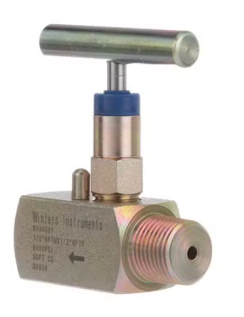 Válvula Aguja NVA, SS, Recto 1/2 NPT